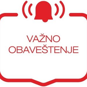 Obavještenje za učenike i roditelje