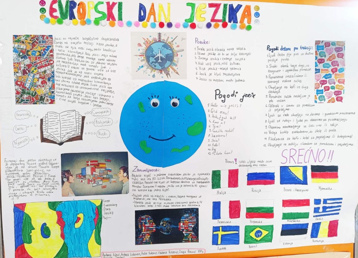 EVROPSKI DAN JEZIKA U NAŠOJ ŠKOLI